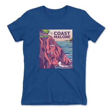Coast Malone Womens T-Shirt in Royal color